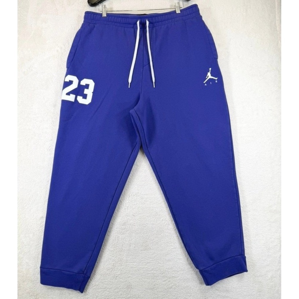 Jordan Jumpman Air Fleece Sweatpants Mens XXL Royal Joggers 23 Logo AV2323-494